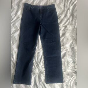 Gloria Vanderbilt dark blue jeans